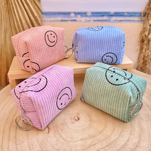 Täschchen Cord -Smiley-