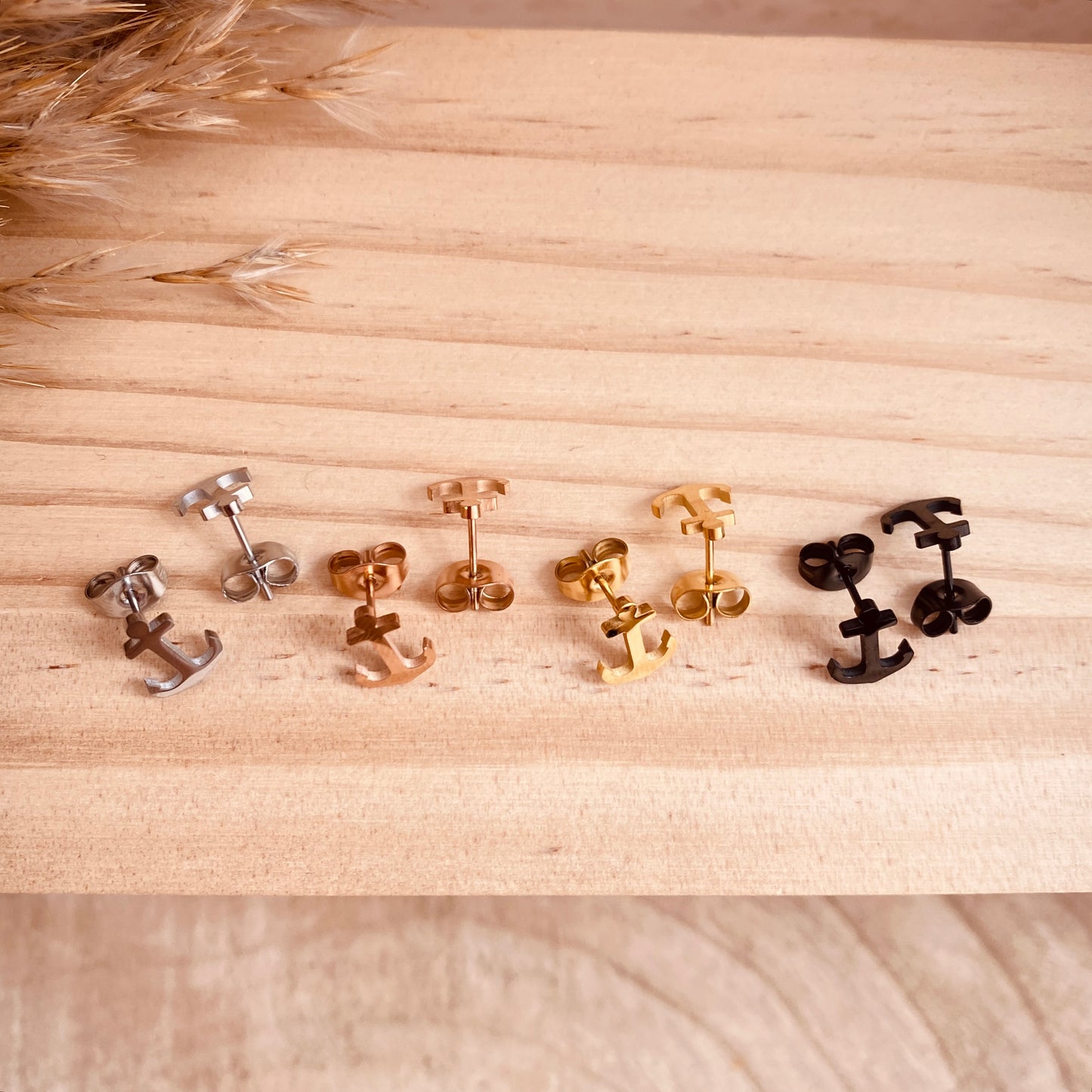 Ohrstecker Edelstahl -Anker-