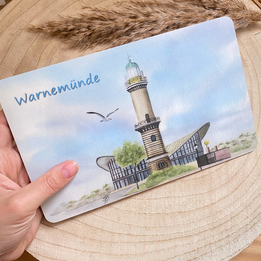 Frühstücksbrettchen -Warnemünde/Teepott Q-