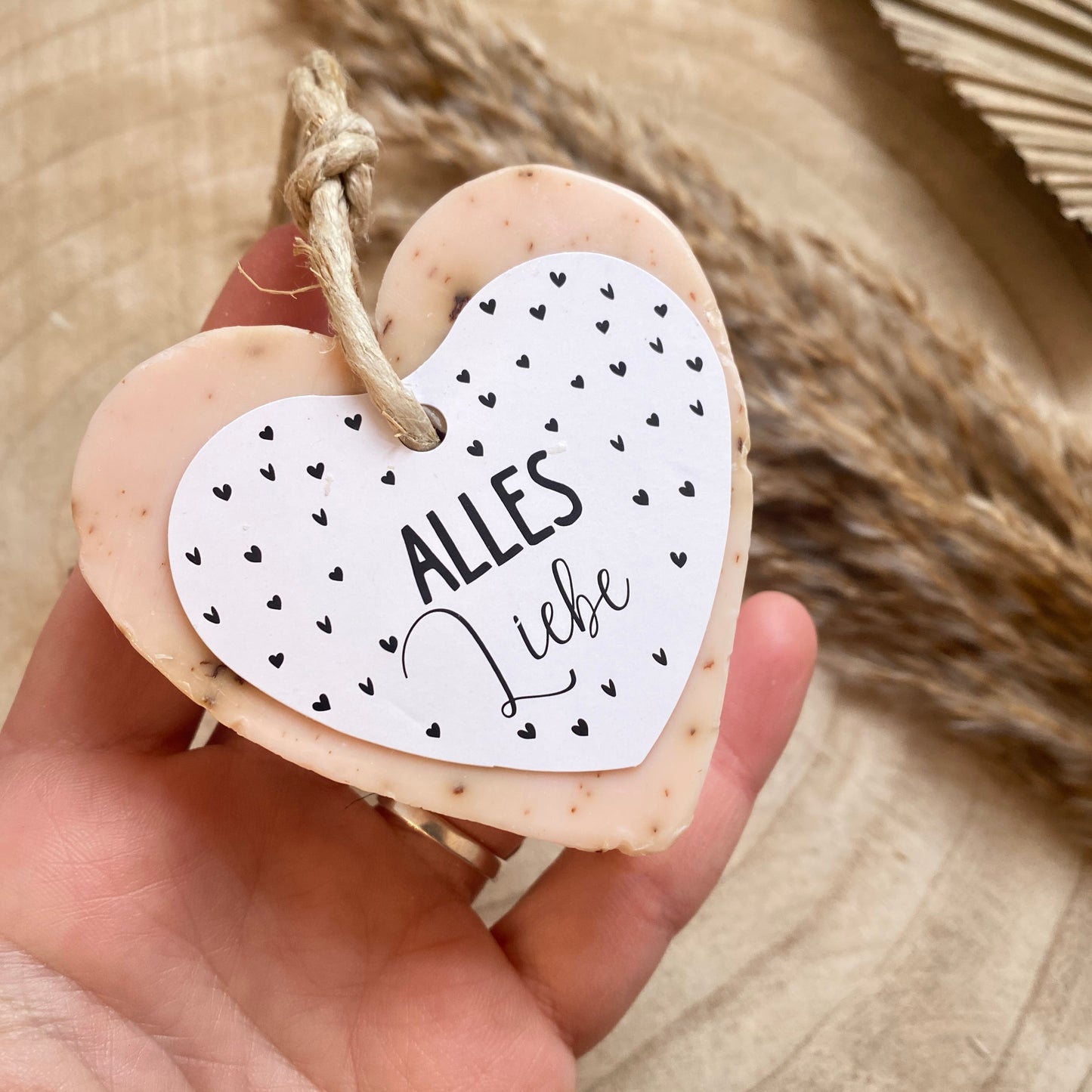 Seife Herz -Alles liebe-