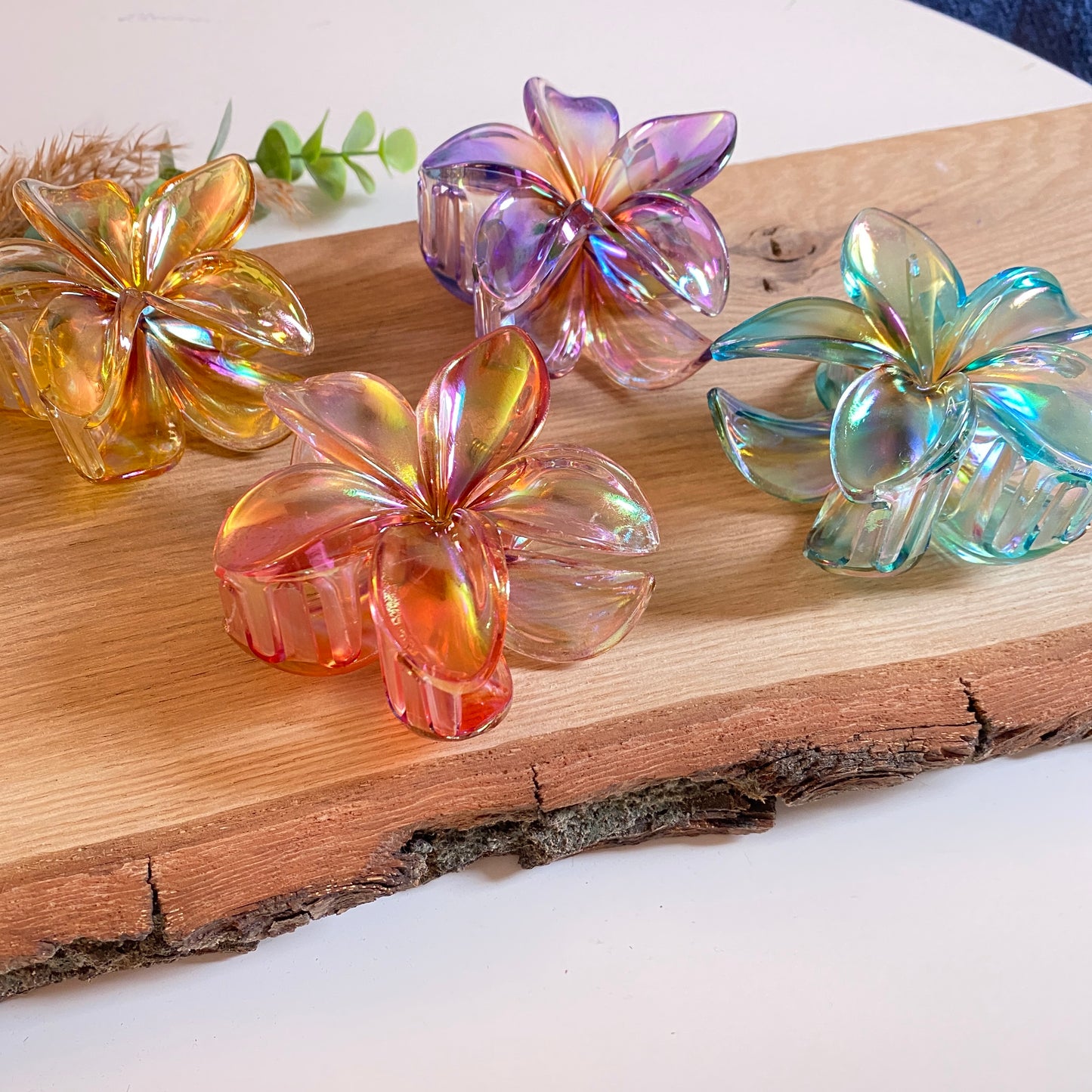 Haarklammer Flower -Glaze-