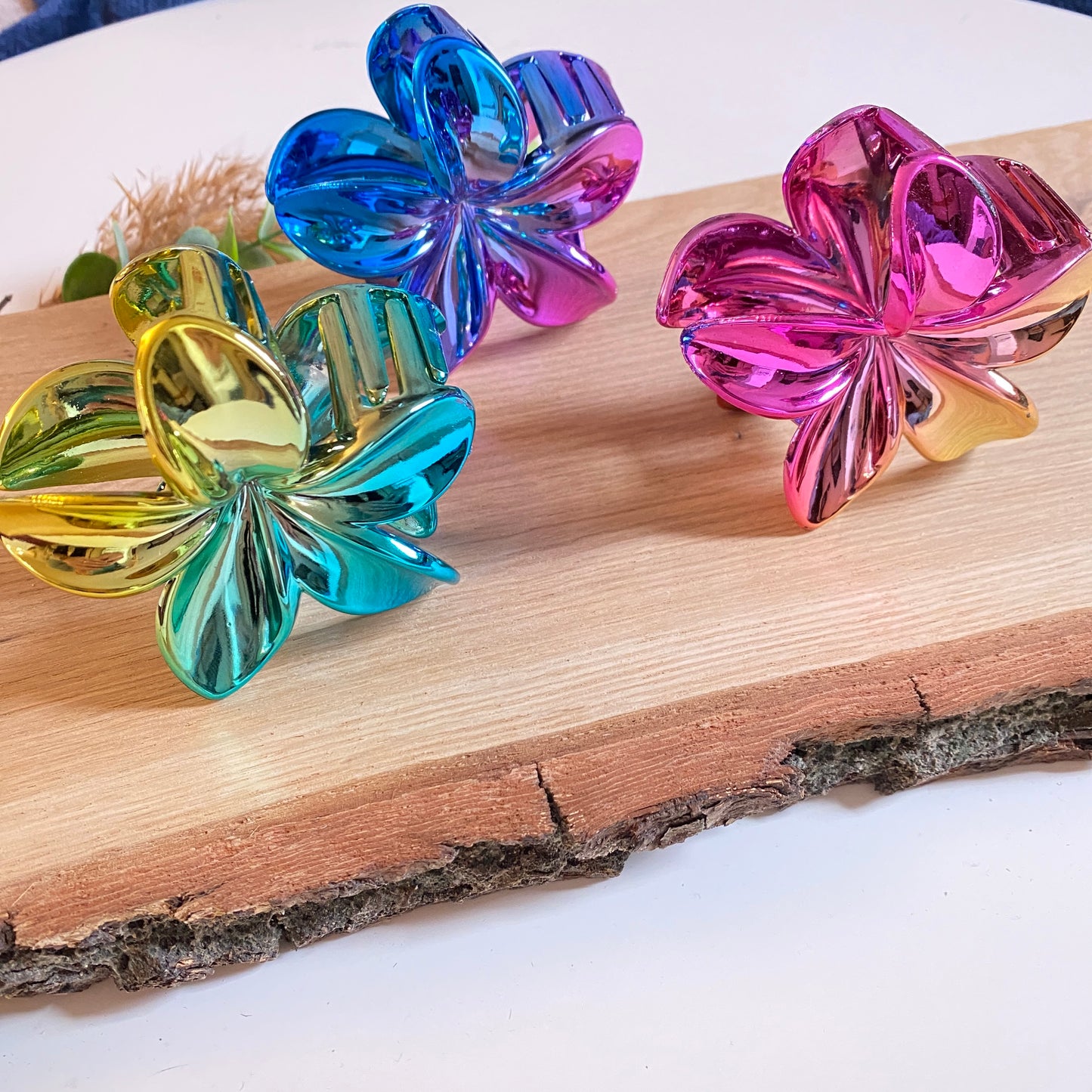 Haarklammer Flower -Space-