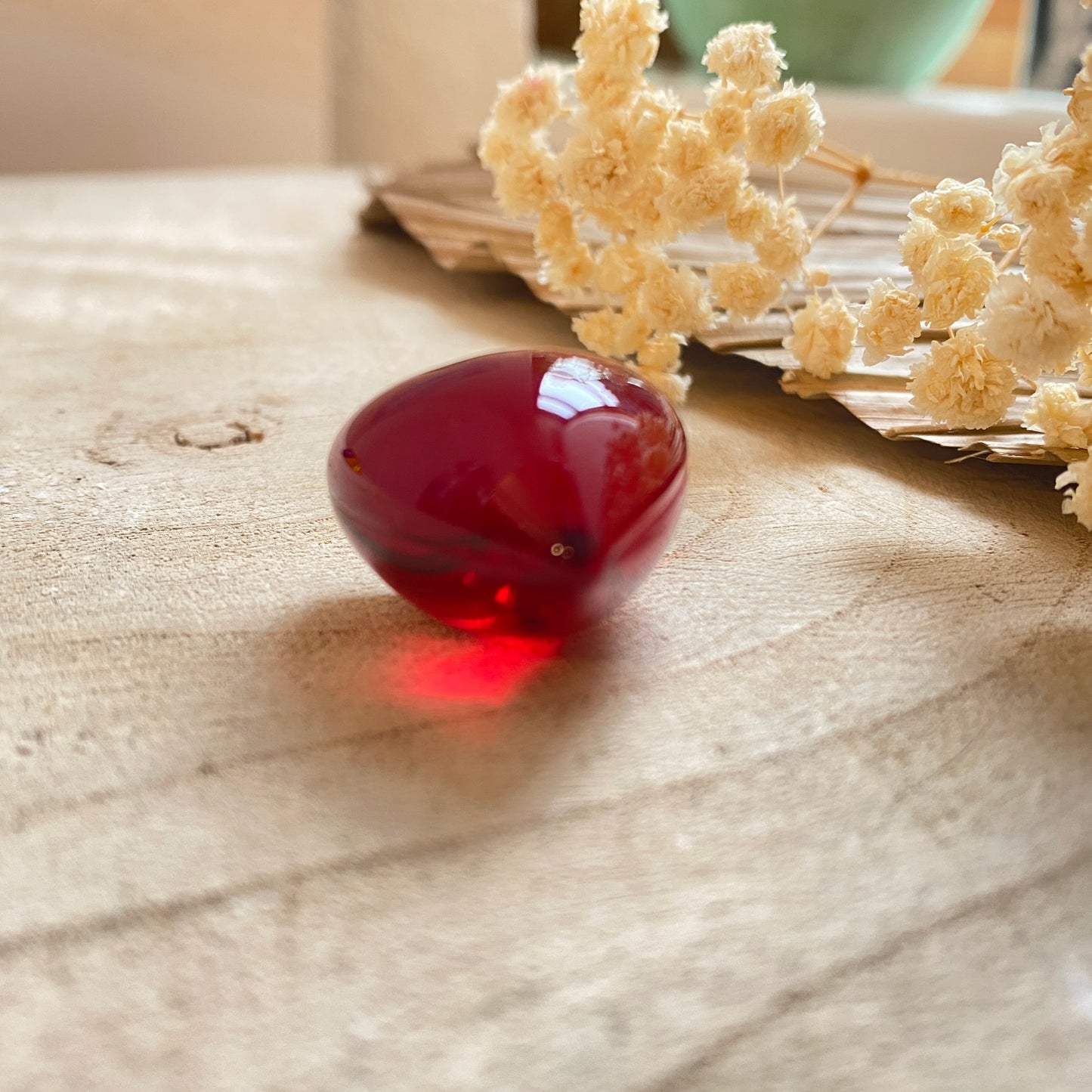 Badeperle -Herz Rot Erdbeere-