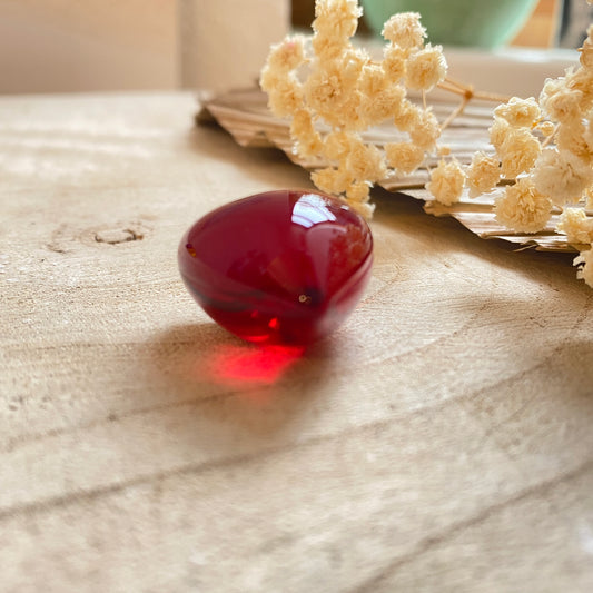 Badeperle -Herz Rot Erdbeere-