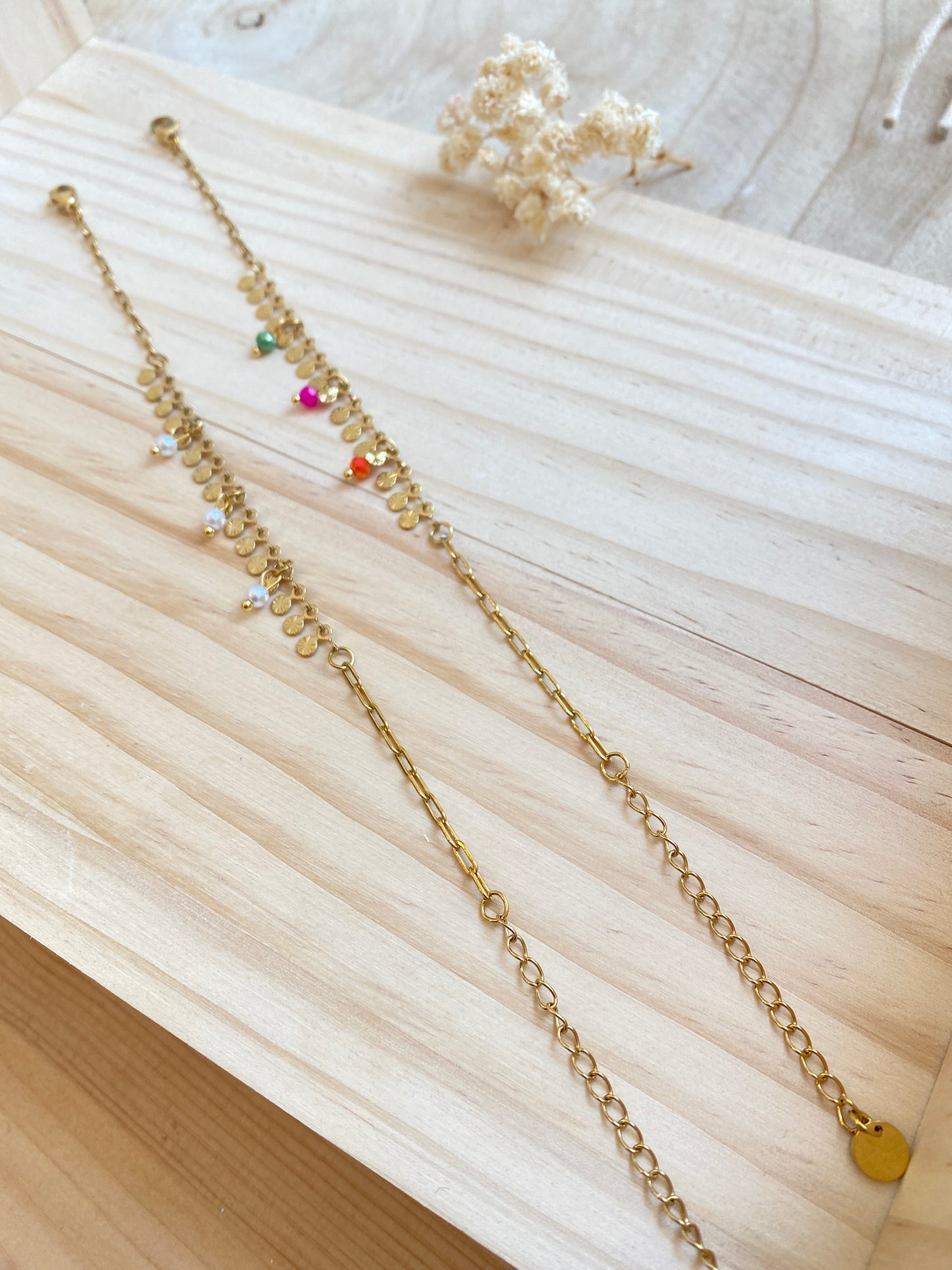 Armband -Sonnen Coins Perlen-