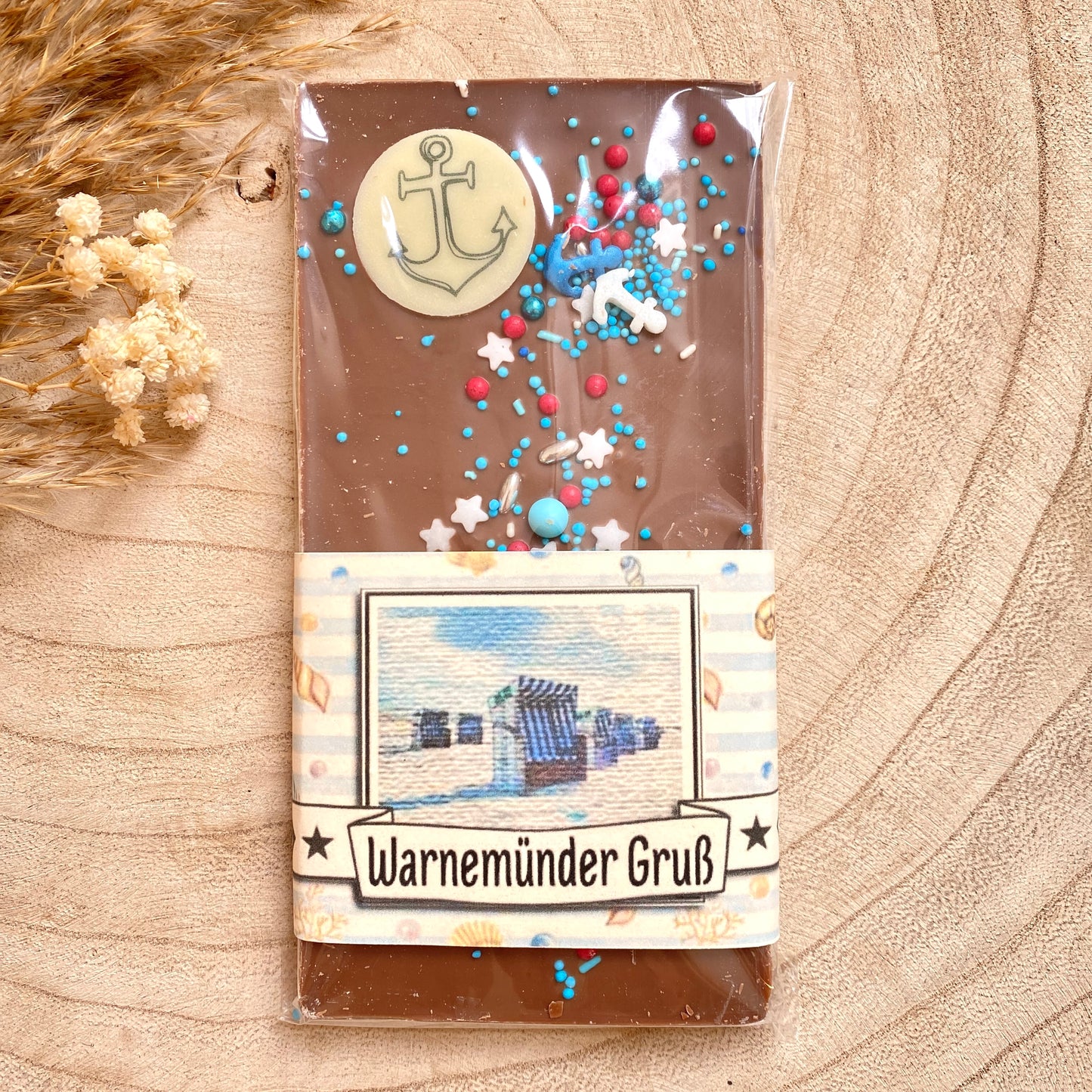 Schokolade Vollmilch -Warnemünder Gruß-