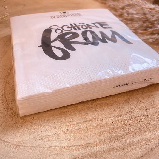 Servietten 25x25 cm -Schöne Frau-