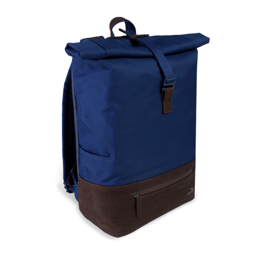 Rucksack Sperling Rolltop Daily *Blau/Kork Braun*