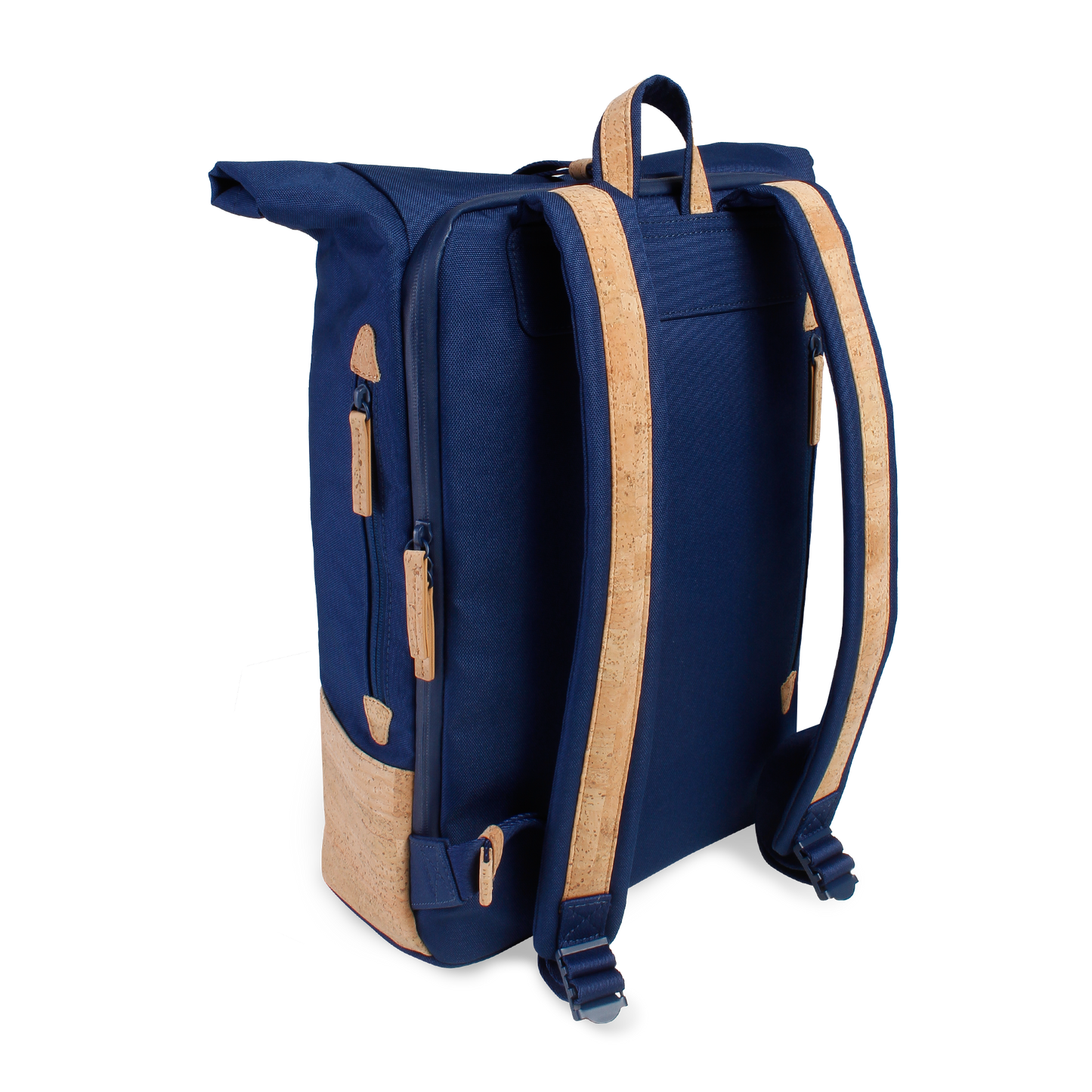 Rucksack Sperling Rolltop Daily *Blau/Kork Hellbraun*