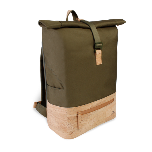 Rucksack Sperling Rolltop Daily *Kiwi/Kork Hellbraun*