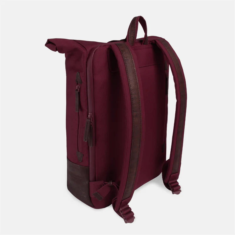 Rucksack Sperling Rolltop Daily *Bordeaux/Kork Braun*