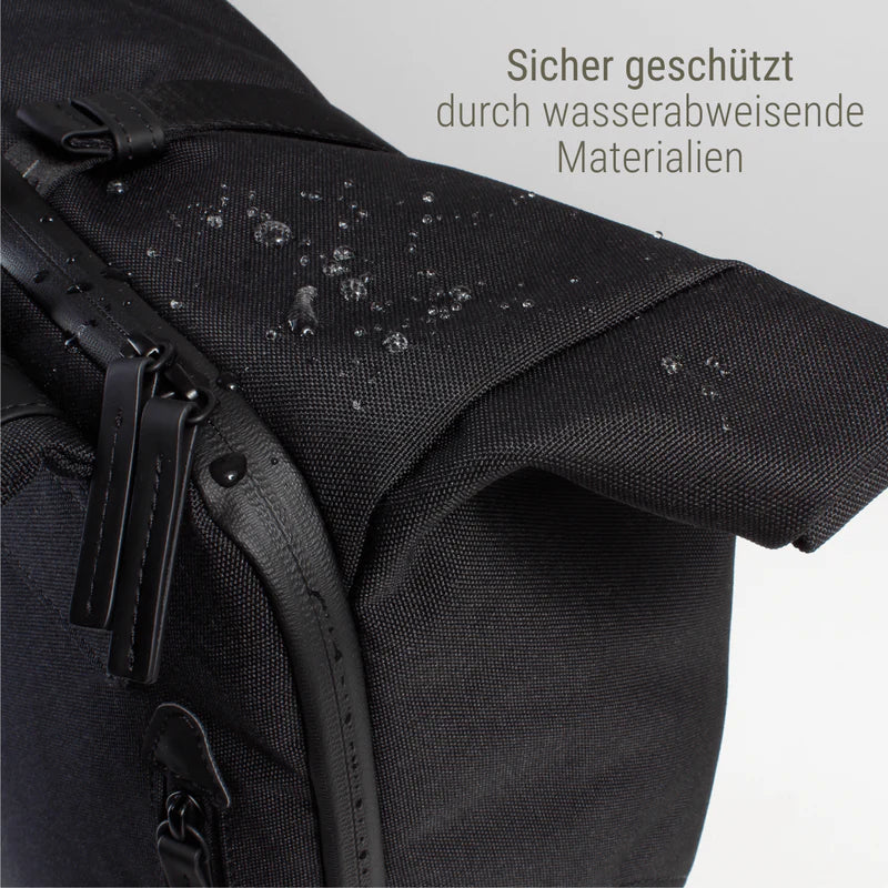 Rucksack Sperling Rolltop Daily *Schwarz/Schwarz*