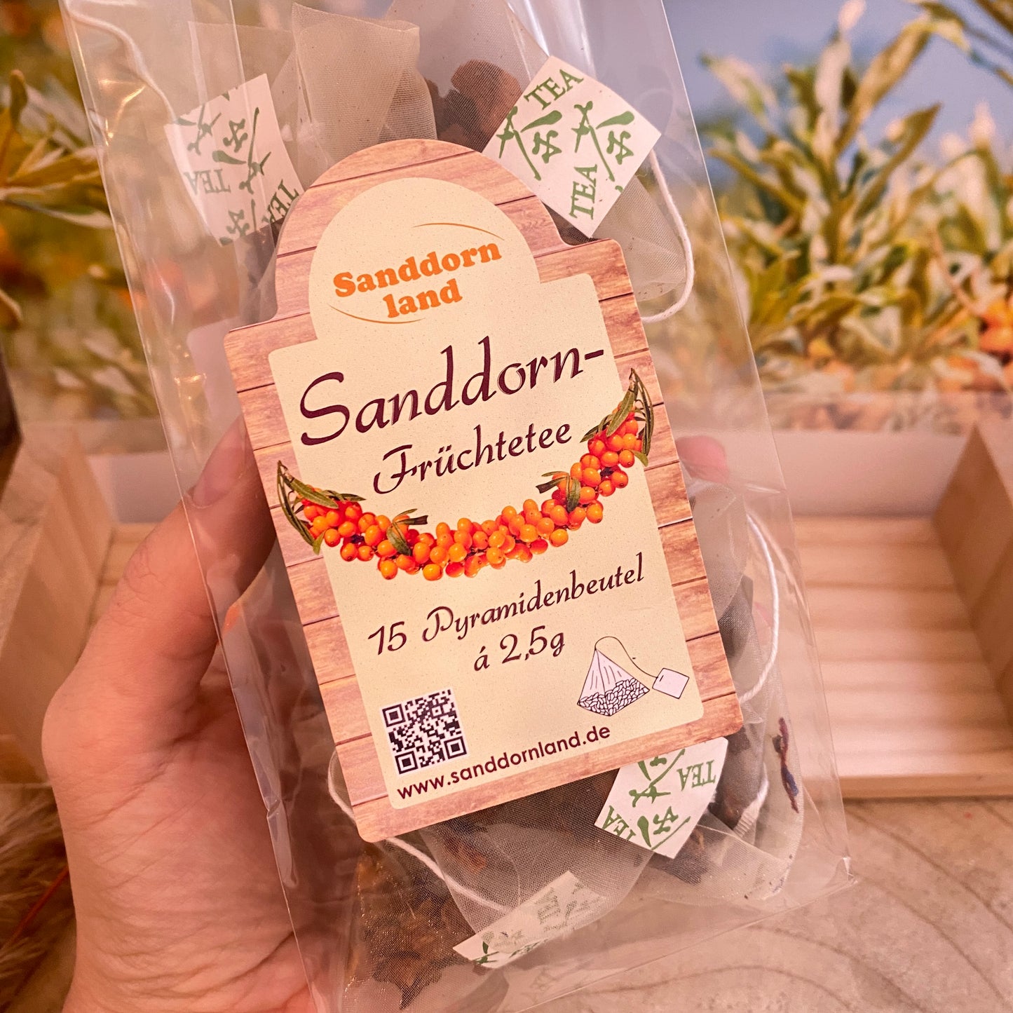Sanddorn Tee -Früchte Teebeutel-