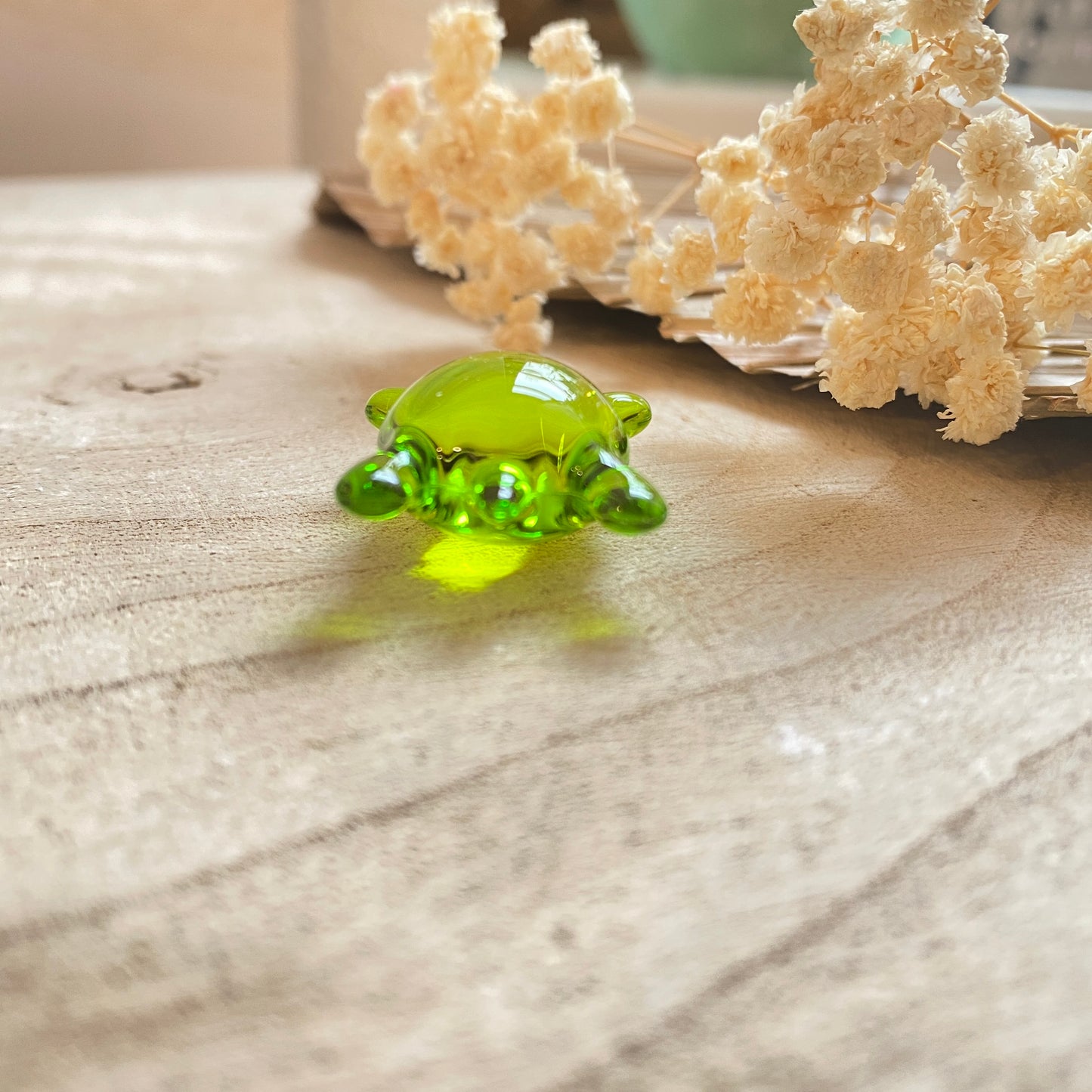 Badeperle -Schildkröte Grün Kiwi-