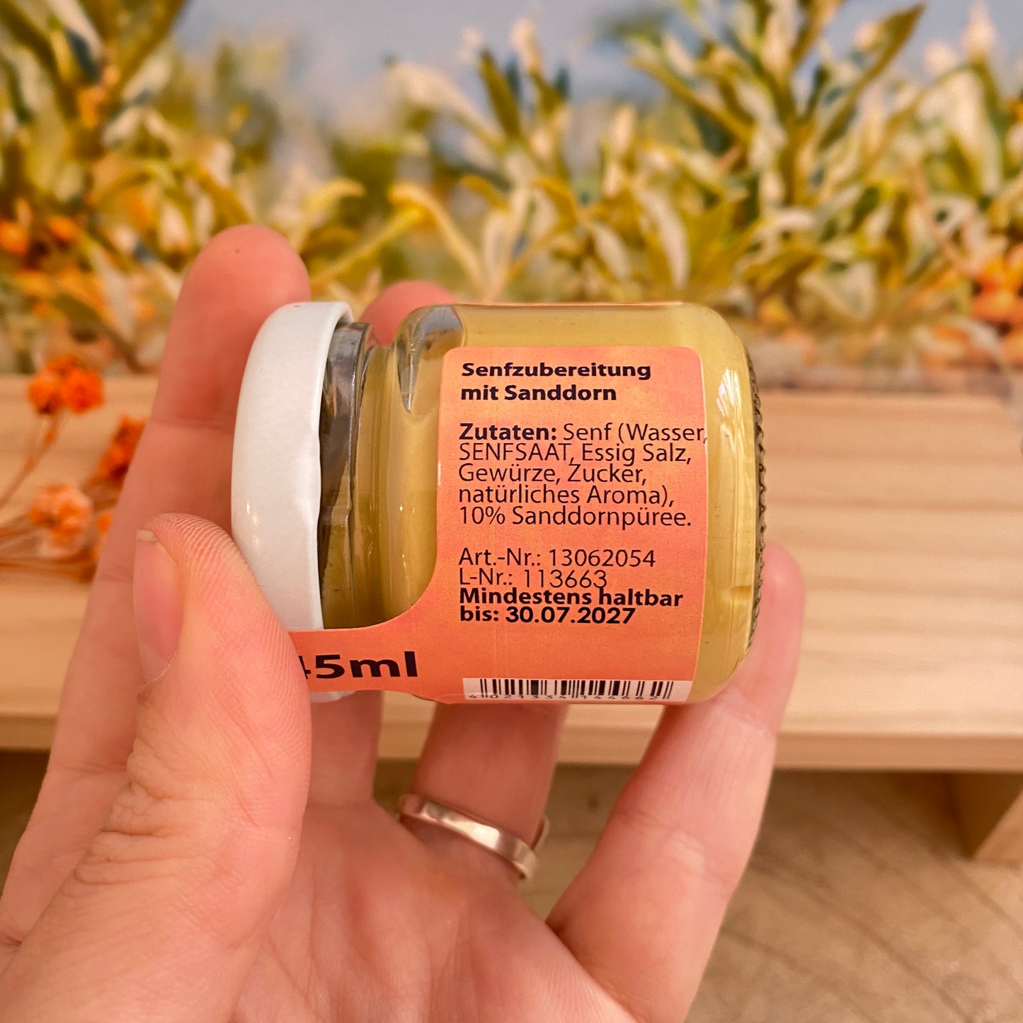 Sanddorn Senf -Probiergröße- 45ml