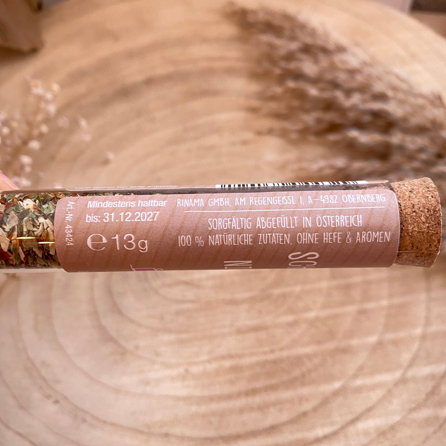 Gewürz im Reagenzglas -Wir schenken uns nichts-