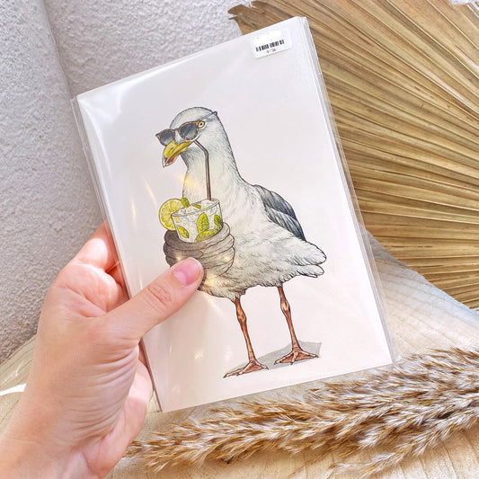 Kunstdruck 13x18 -Schluckmöwe-