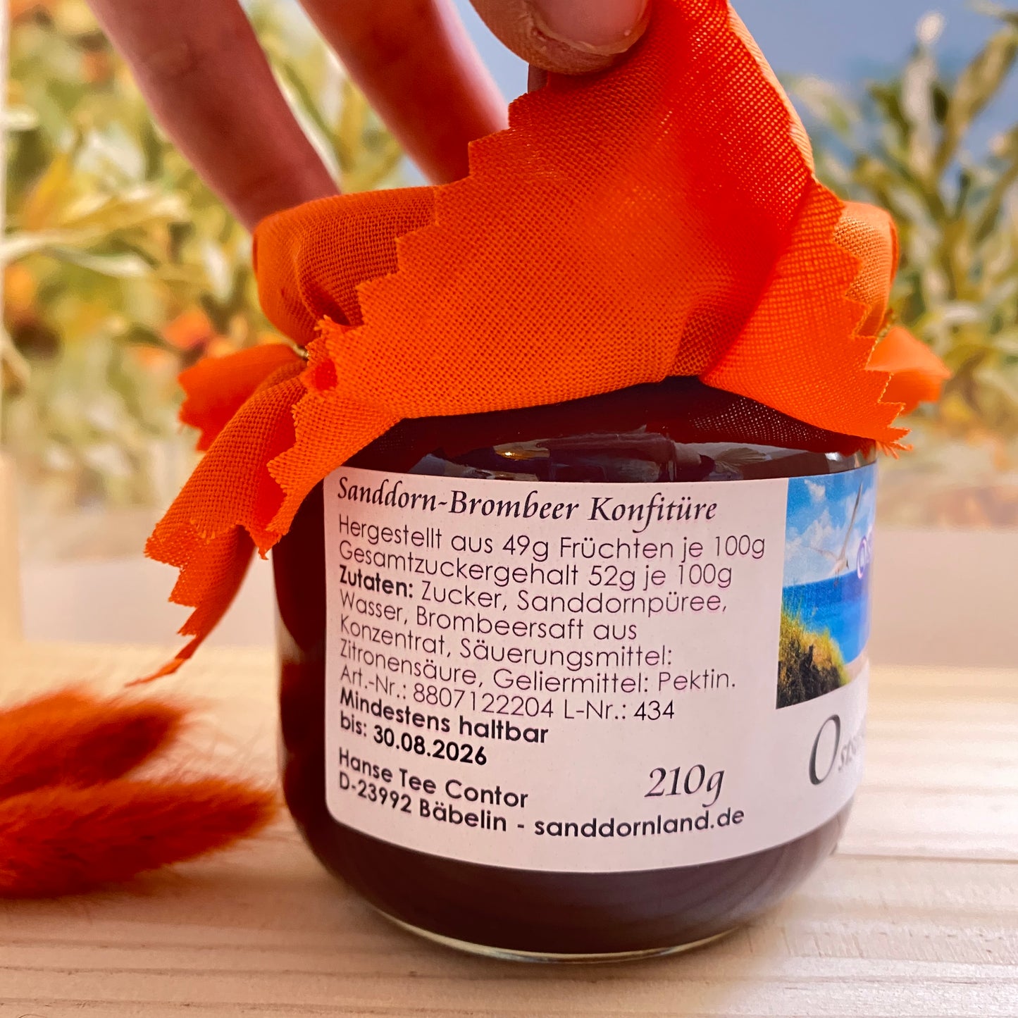 Sanddorn Brombeer Konfitüre -Ostseeschmaus- 210g
