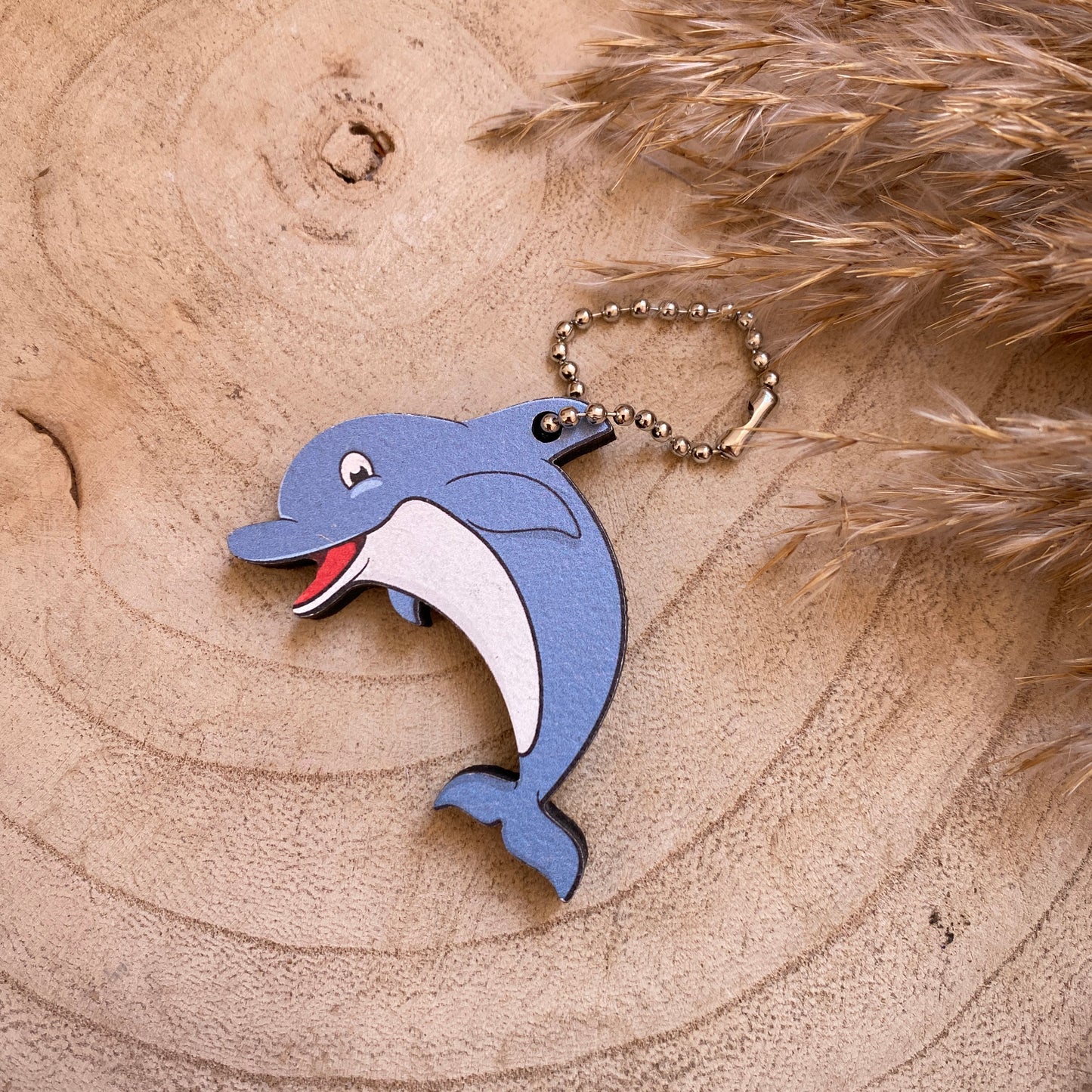 Schlüsselanhänger Motiv -Delfin-