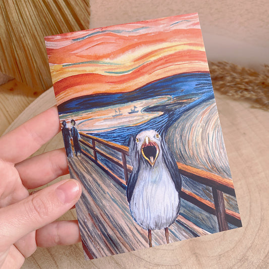 Karte -Kreisch Möwe-