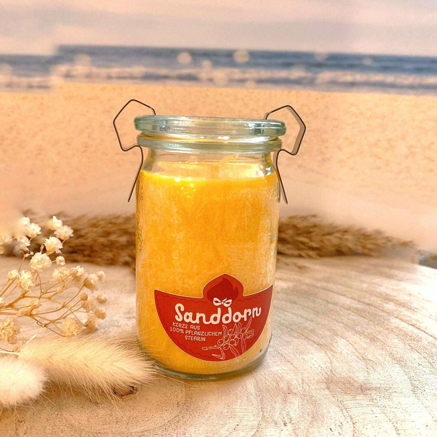 Duftkerze -Sanddorn-