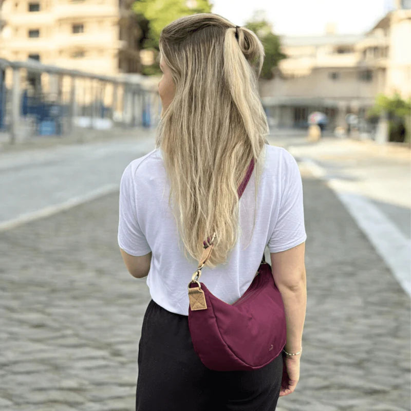 Moonbag Sperling Easy *Bordeaux/Kork Hellbraun*