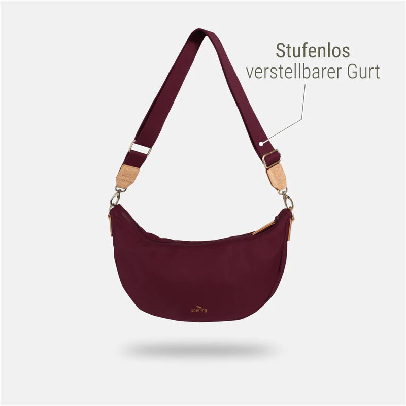Moonbag Sperling Easy *Bordeaux/Kork Hellbraun*