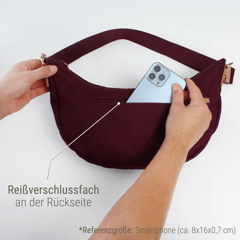 Moonbag Sperling Easy *Bordeaux/Kork Hellbraun*