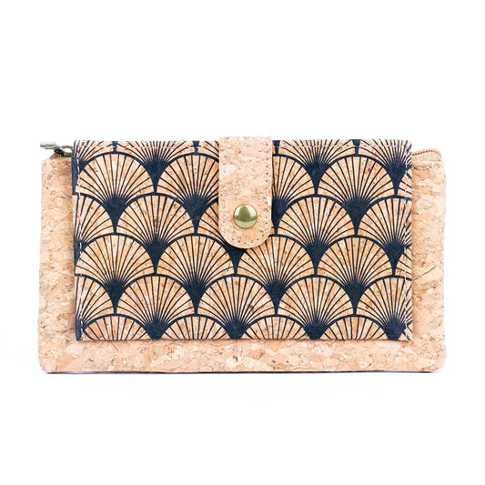 Portemonnaie Kork -Ornamente Flach-