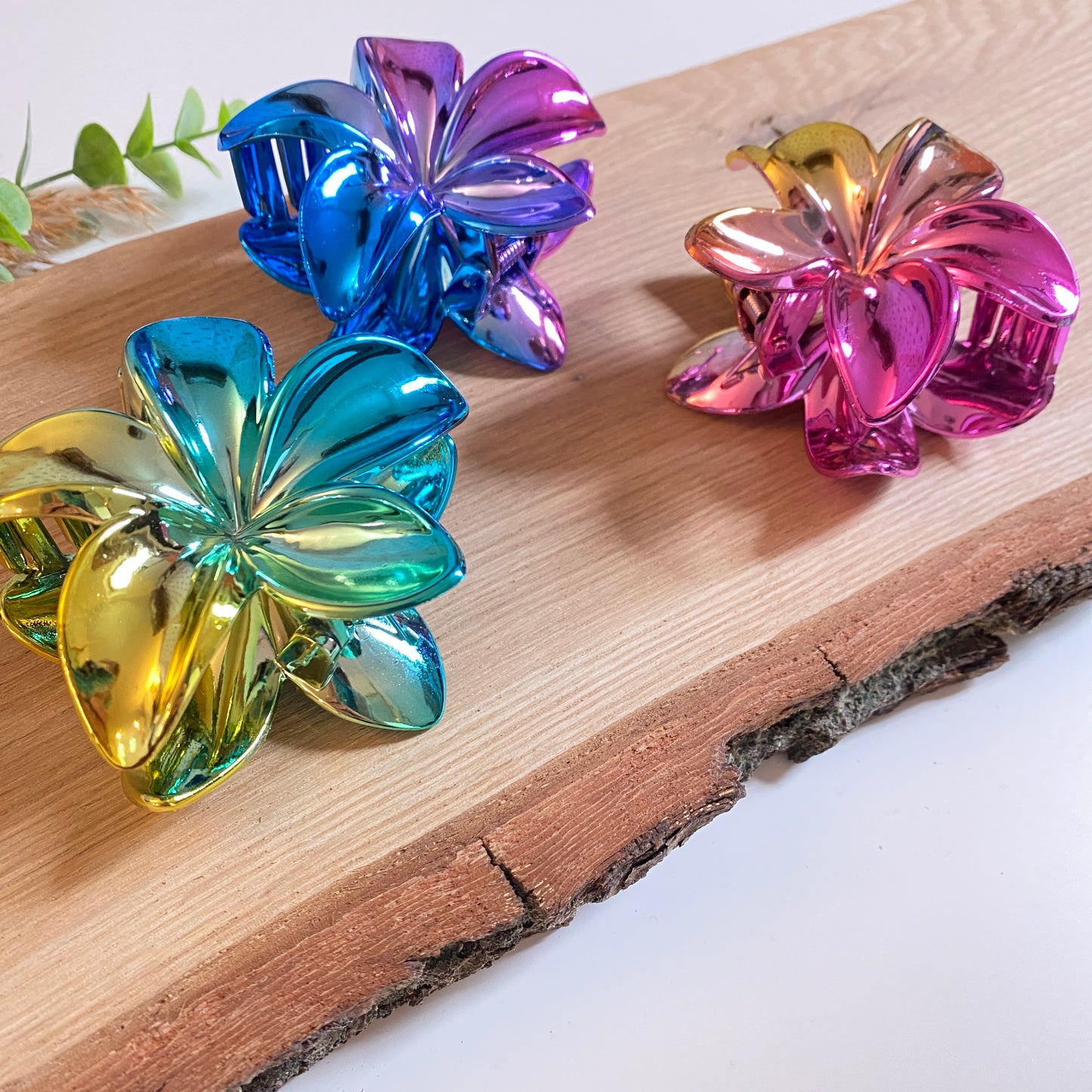 Haarklammer Flower -Space-