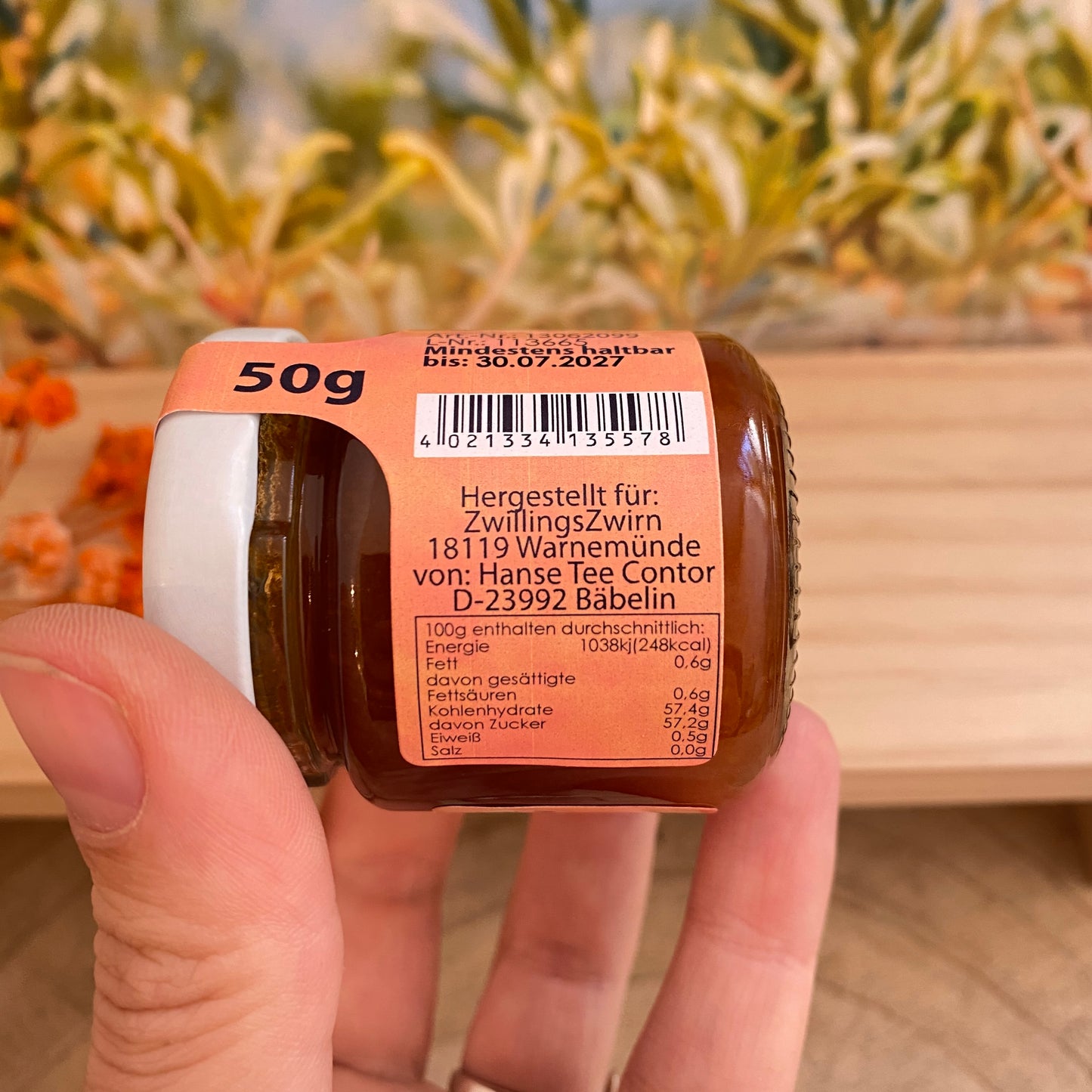 Sanddorn Pur Konfitüre -Probiergröße- 50g