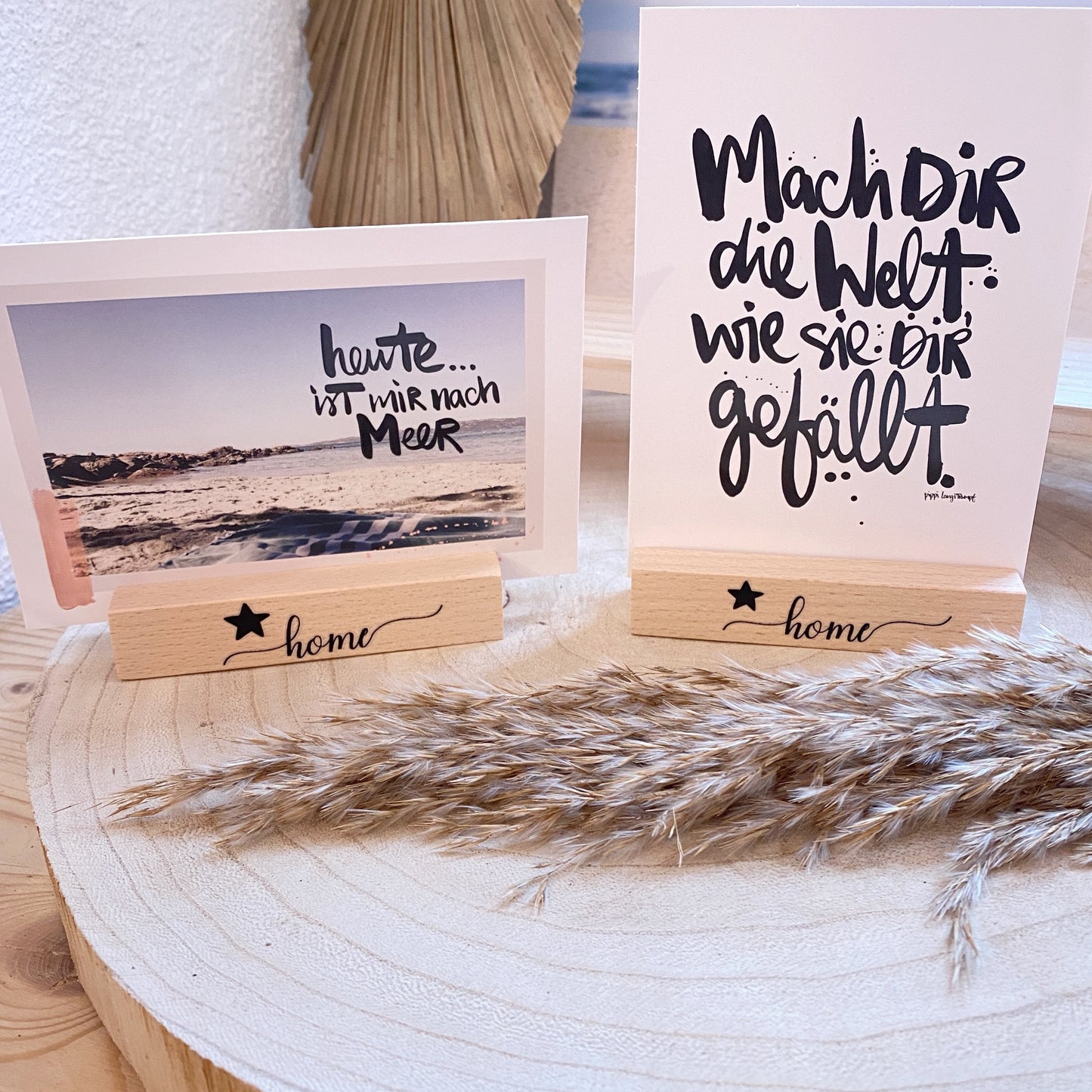 Kartenhalter -Home Herz-