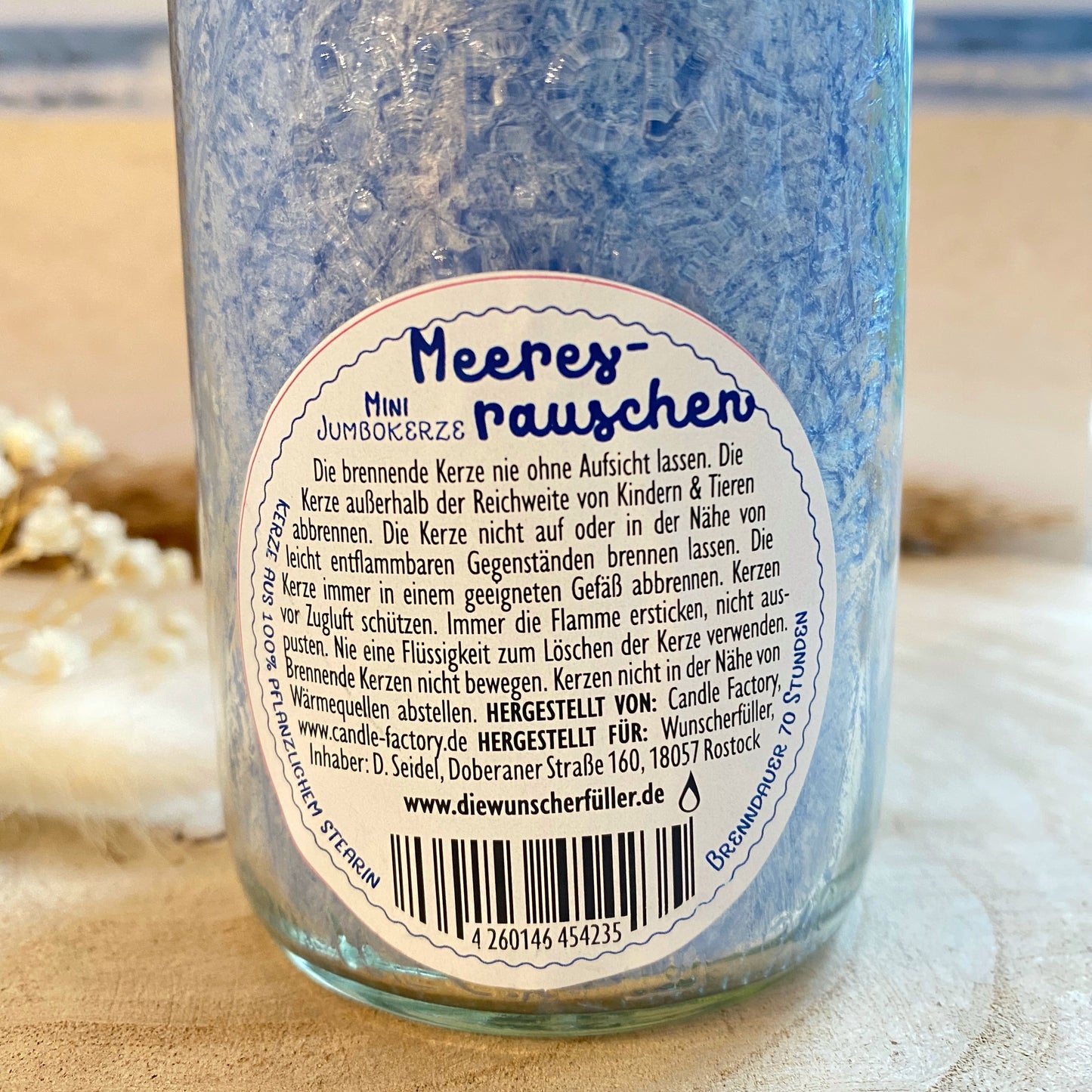 Duftkerze -Meeresauschen-