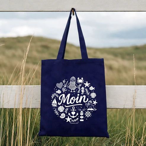 Stoffbeutel -Moin Meeresfreunde-