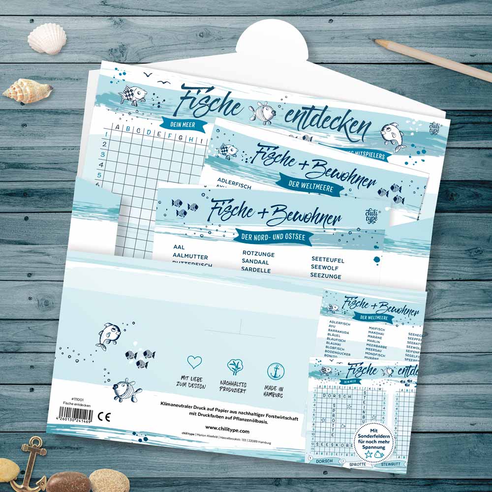 Spielblock A5 Fische entdecken