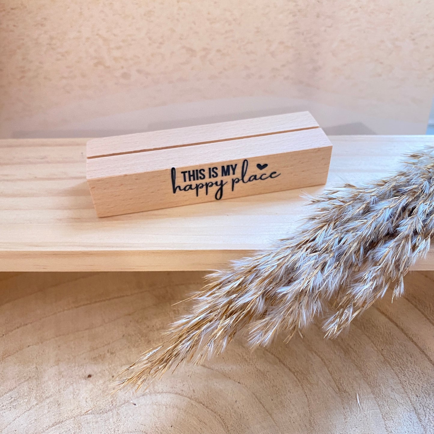 Kartenhalter -Happy Place-