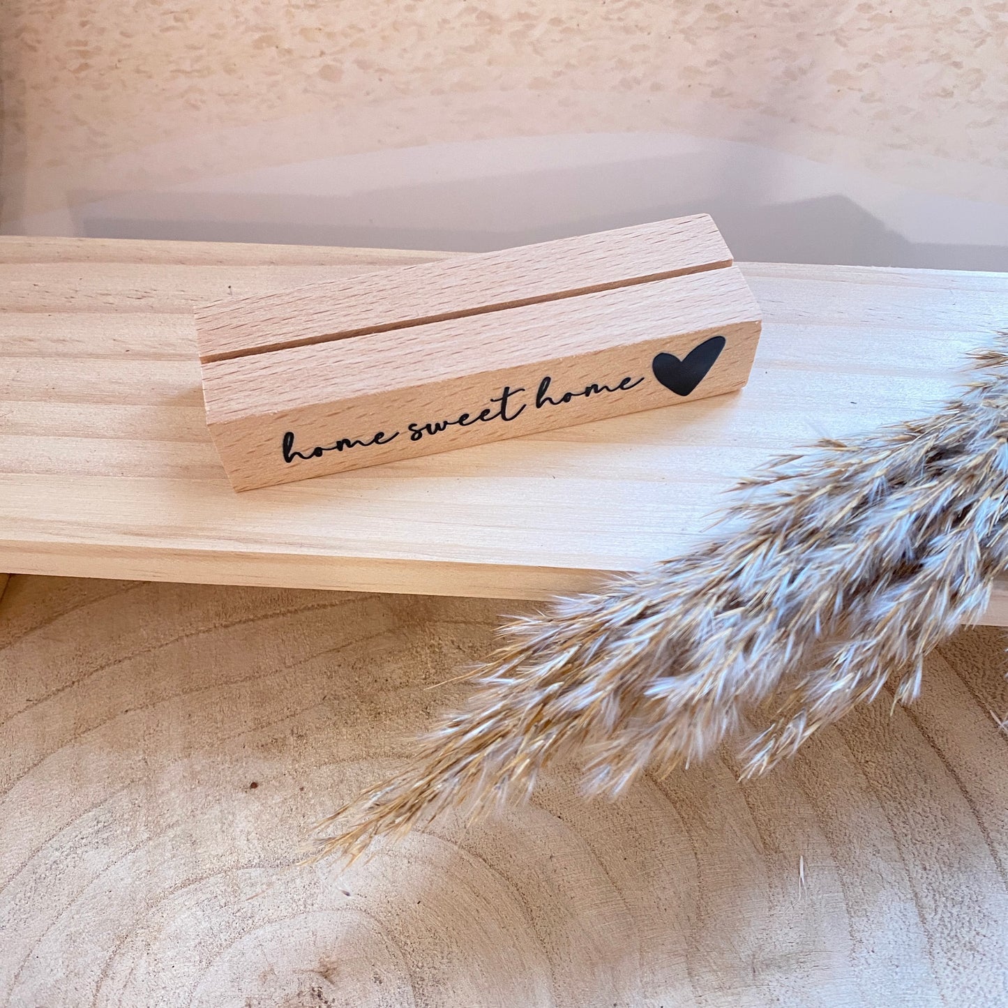 Kartenhalter -Home Sweet Home Herz-