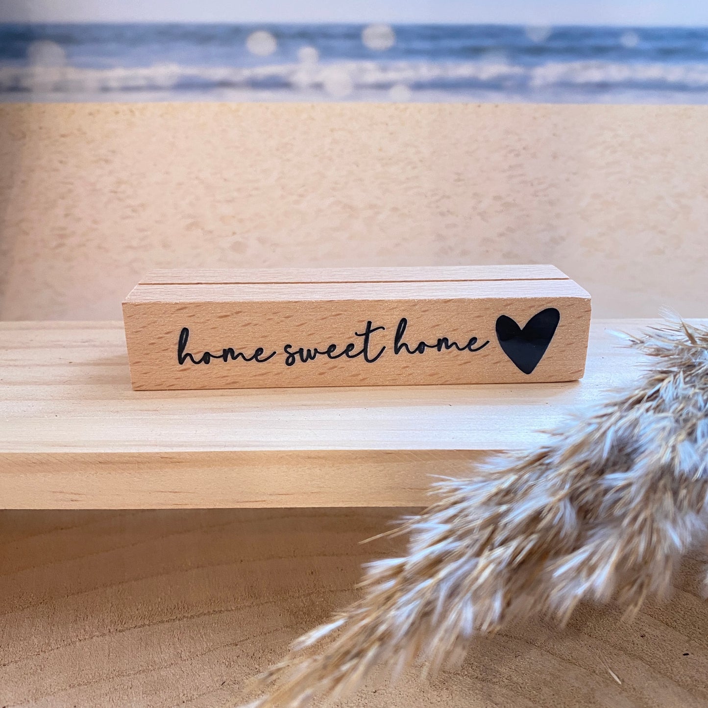 Kartenhalter -Home Sweet Home Herz-