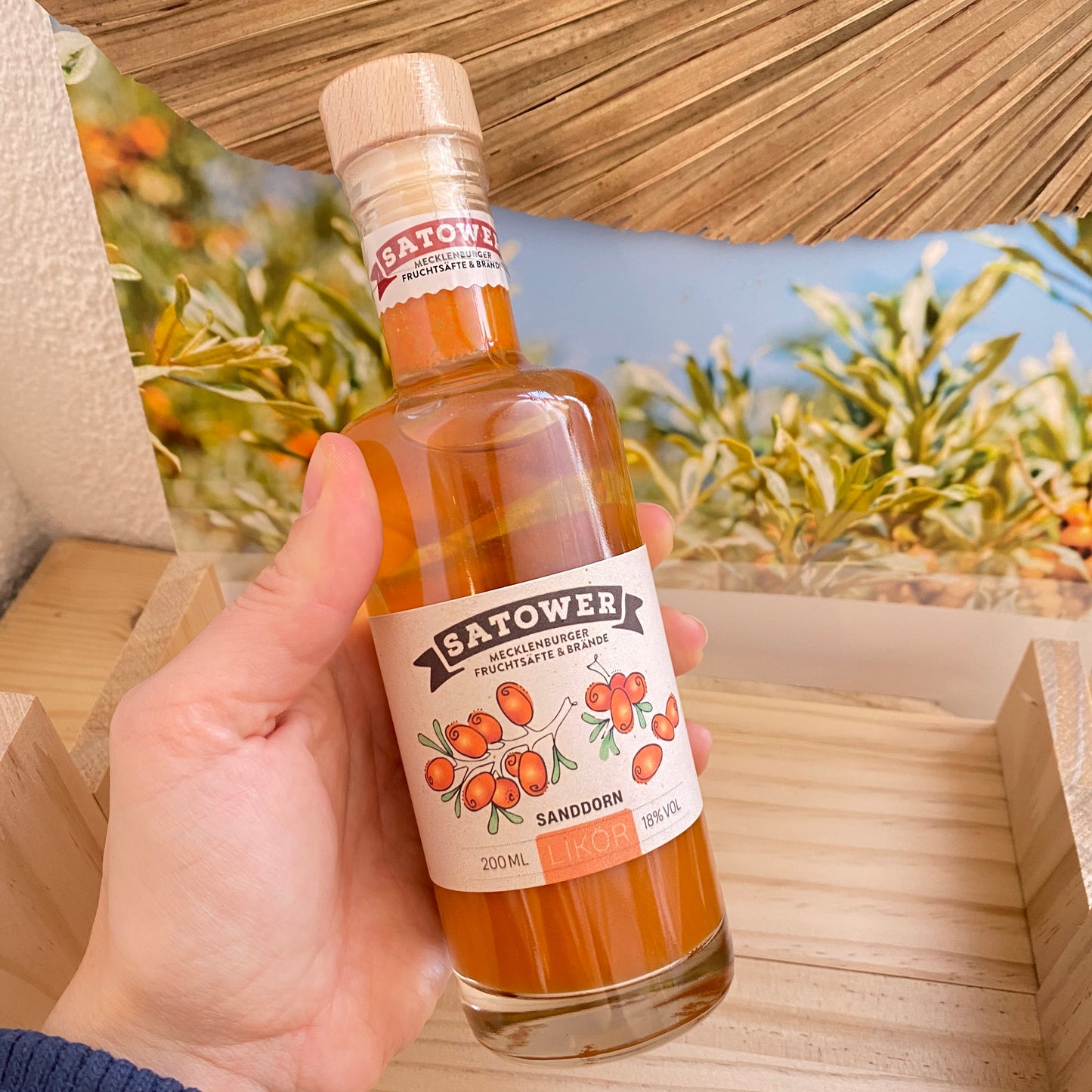 Sanddorn Likör 200ml -Satower-