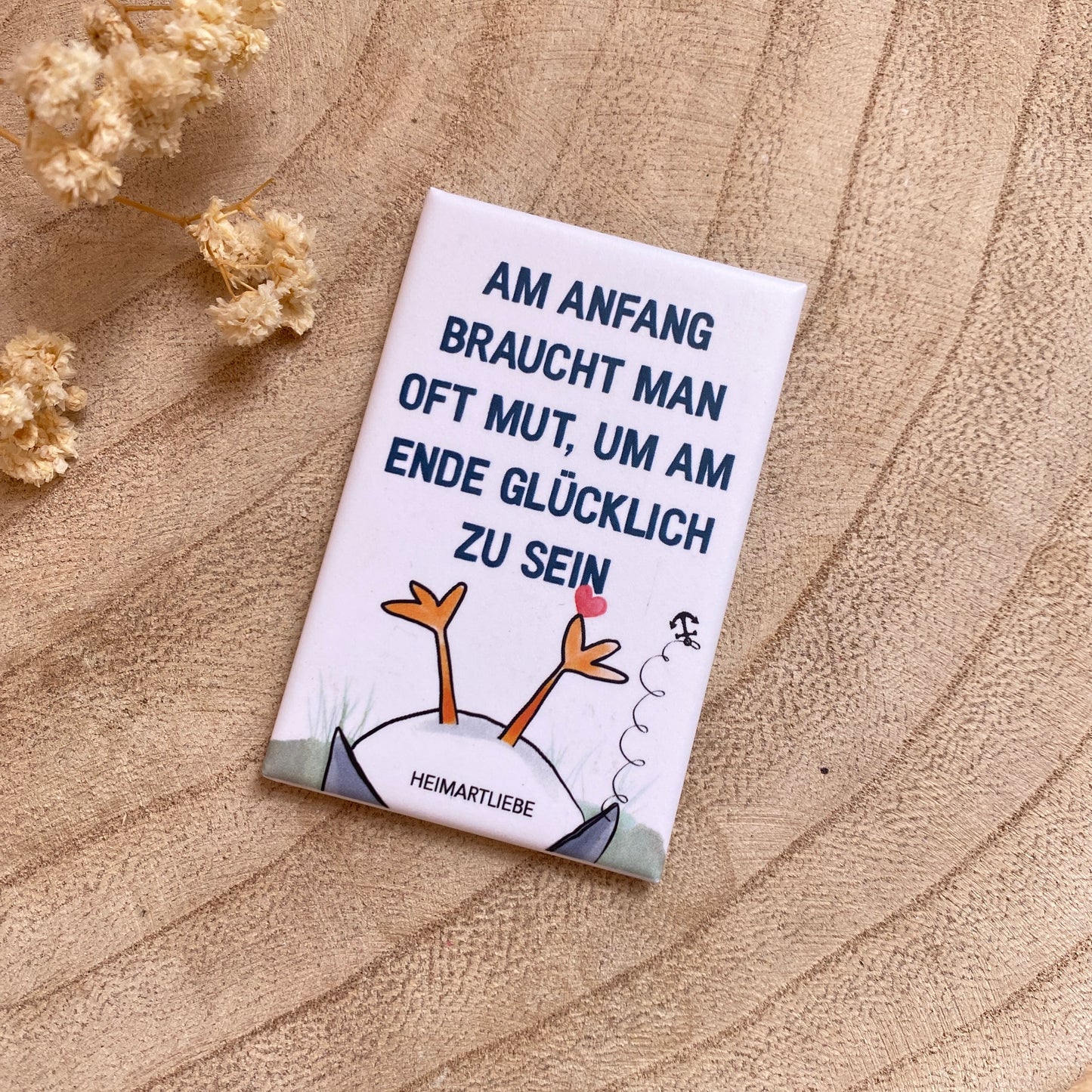Magnet -Mut um glücklich zu sein-