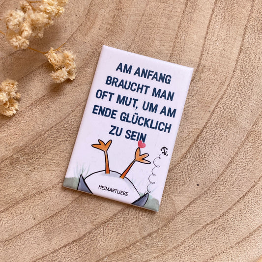 Magnet -Mut um glücklich zu sein-