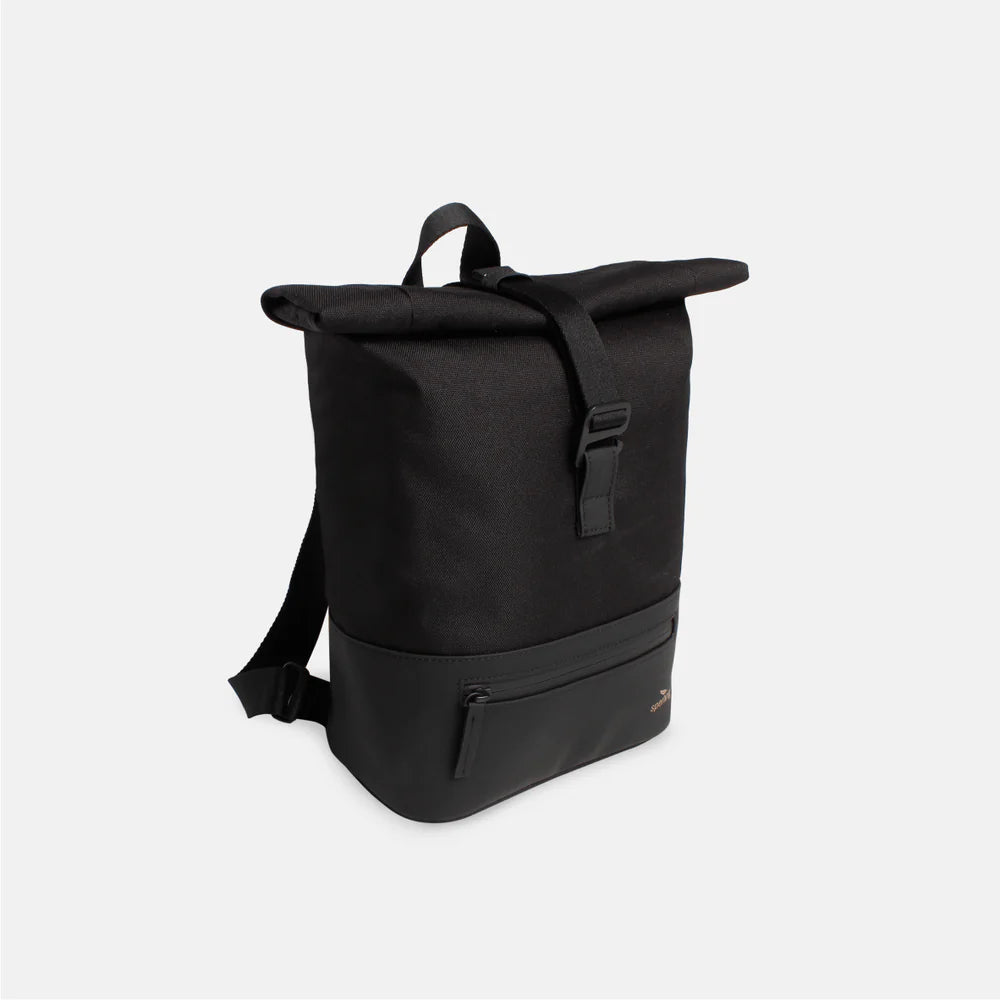 Rucksack Mini Sperling Rolltop Tiny *Schwarz/Schwarz*