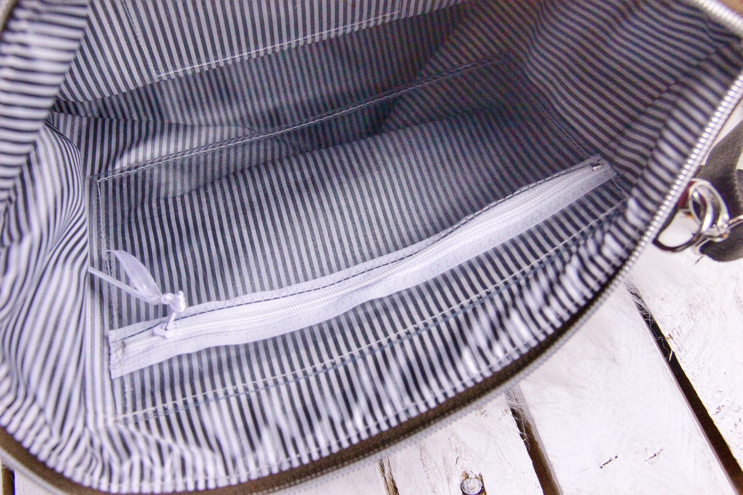 Reißverschlussinnenfach