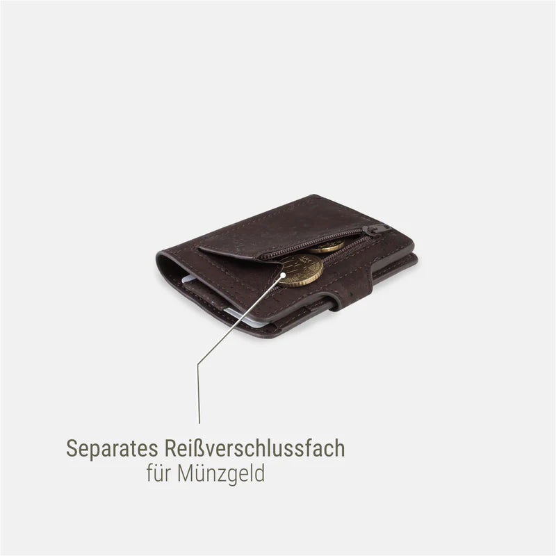 Geldbörse Sperling Minimal *Kork Braun*