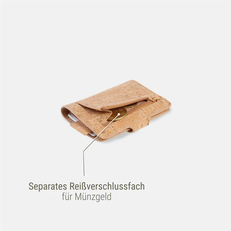 Geldbörse Sperling Minimal *Kork Hellbraun*