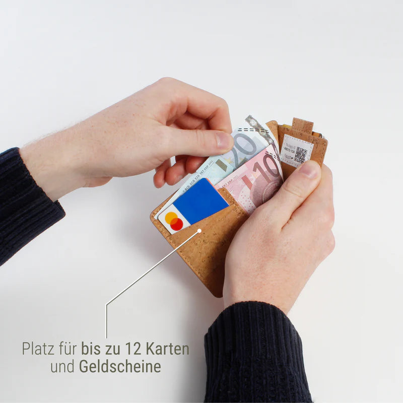 Geldbörse Sperling Minimal *Kork Hellbraun*