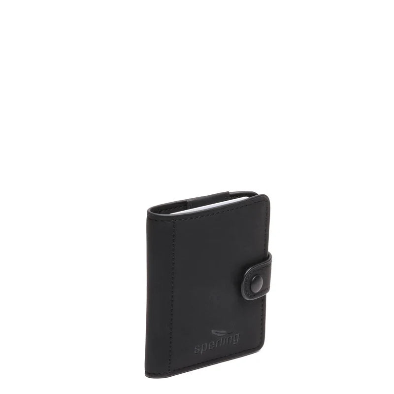 Geldbörse Sperling Minimal *Kork Schwarz*