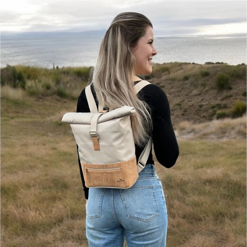 Rucksack Mini Sperling Rolltop Tiny *Sand/Kork Hellbraun*