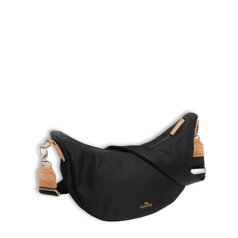 Moonbag Sperling Easy *Schwarz/Kork Hellbraun*