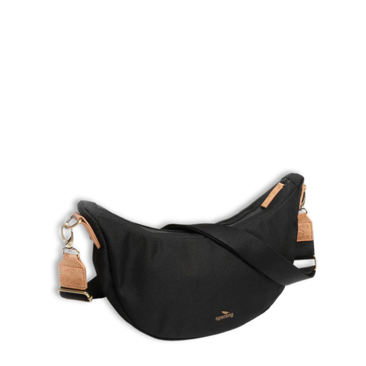 Moonbag Sperling Easy *Schwarz/Kork Hellbraun*